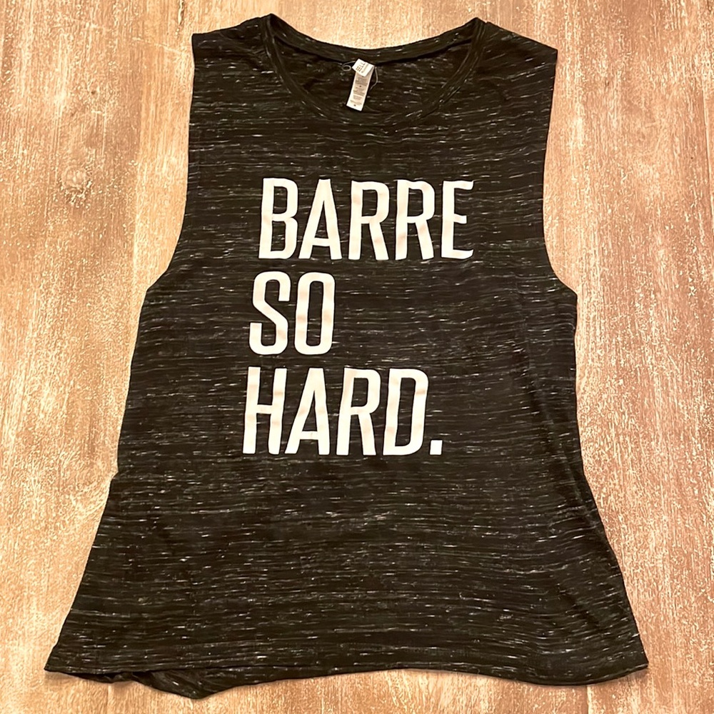Barre fantatics this shirt is for you! Bella sized M- gently used